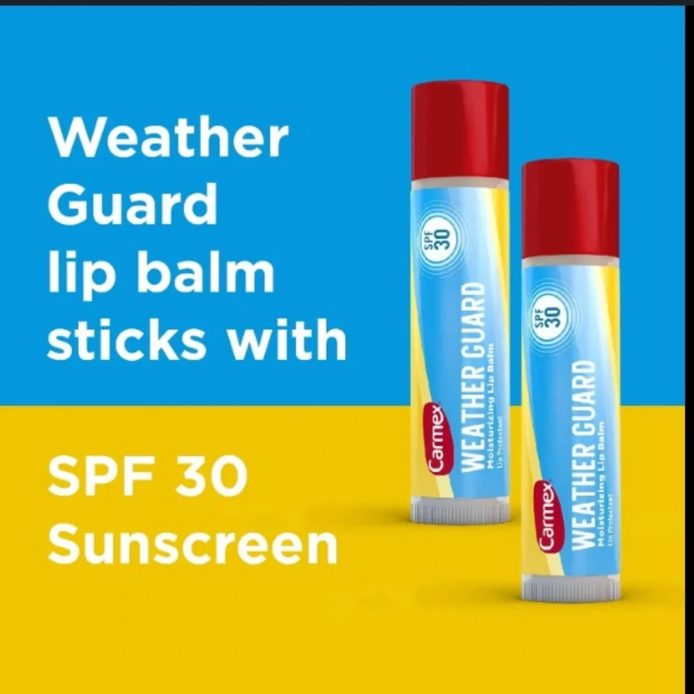 Carmex Weather Guard Moisturizing Lip Balm Stick